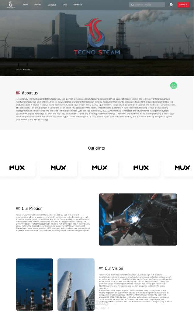 تطوير ووردبريس متقدم لـ Tecno Steam (منتجات مخصصة ومتعدد اللغات)