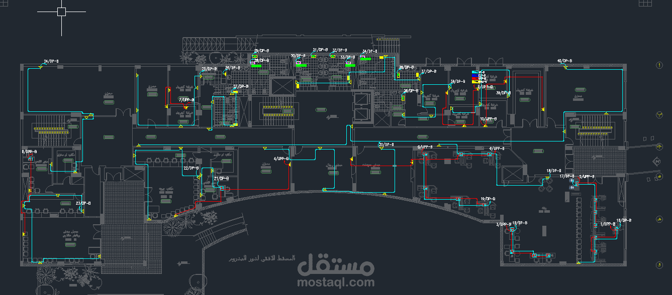تصميم نظام ال Power لمبني اداري