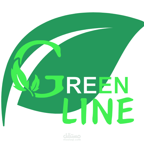 شعار شركه وهميه GREEN line