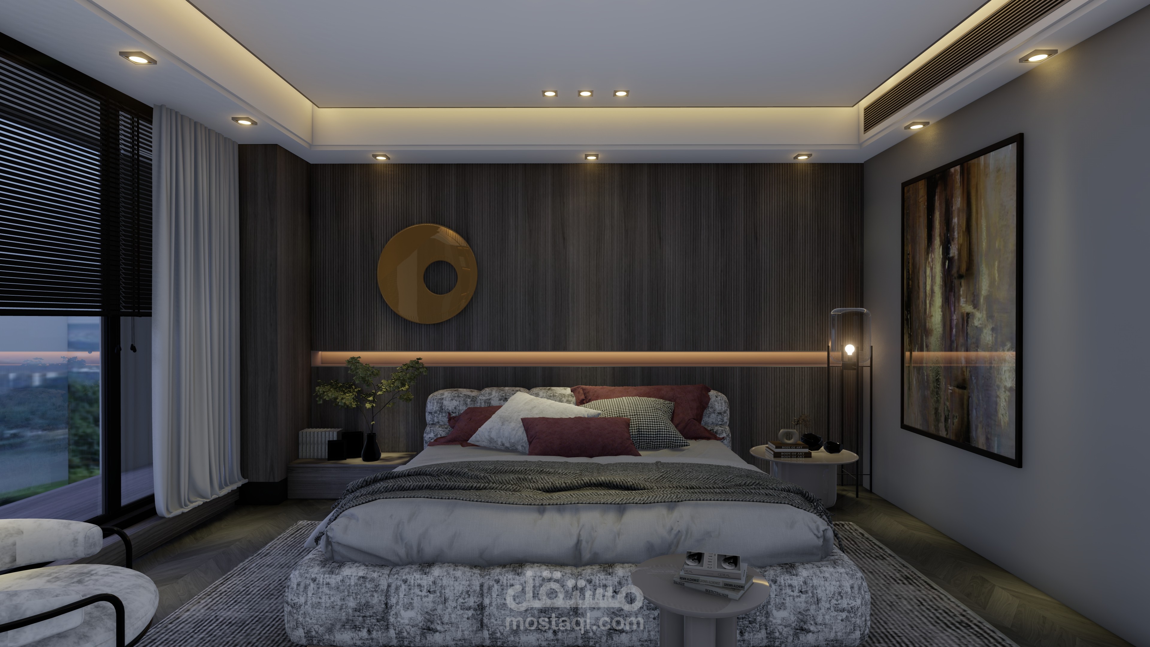 تصميم داخلى (غرفه نوم)