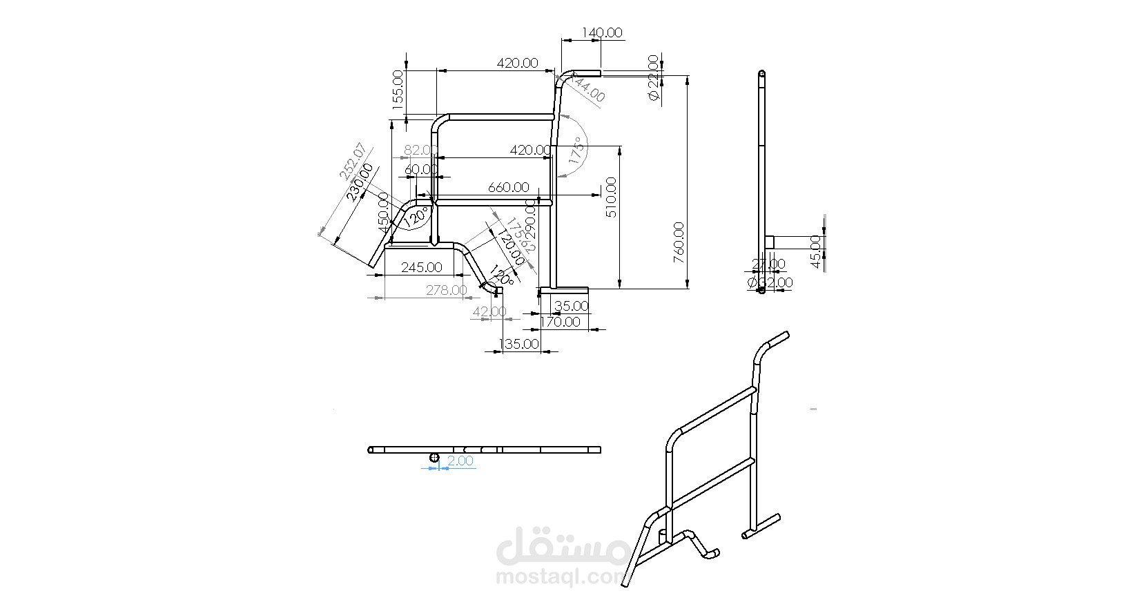 تصميم معدات طبية باستخدام solid work