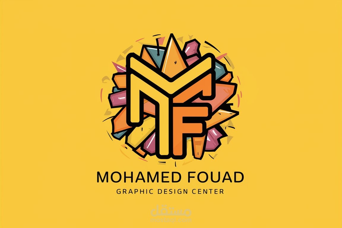 لوجو احترافي لمركز تصاميم