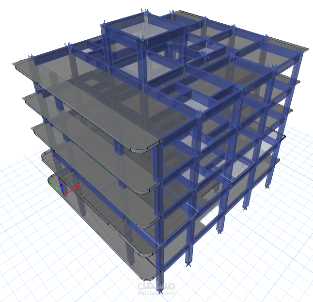 مشروع تصميم وتنفيذ عمارة سكنية