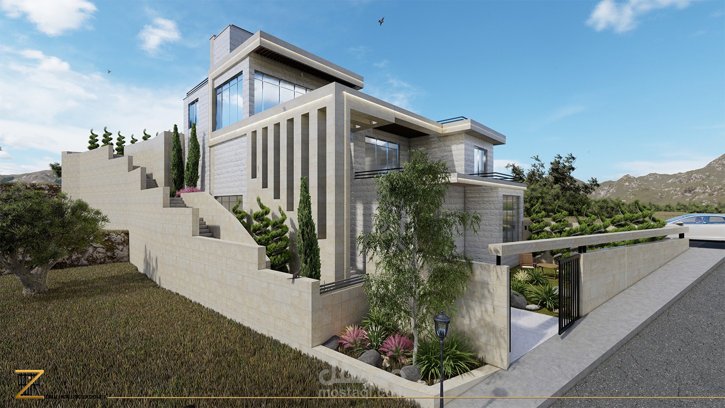 تصميم فيلا سكنية