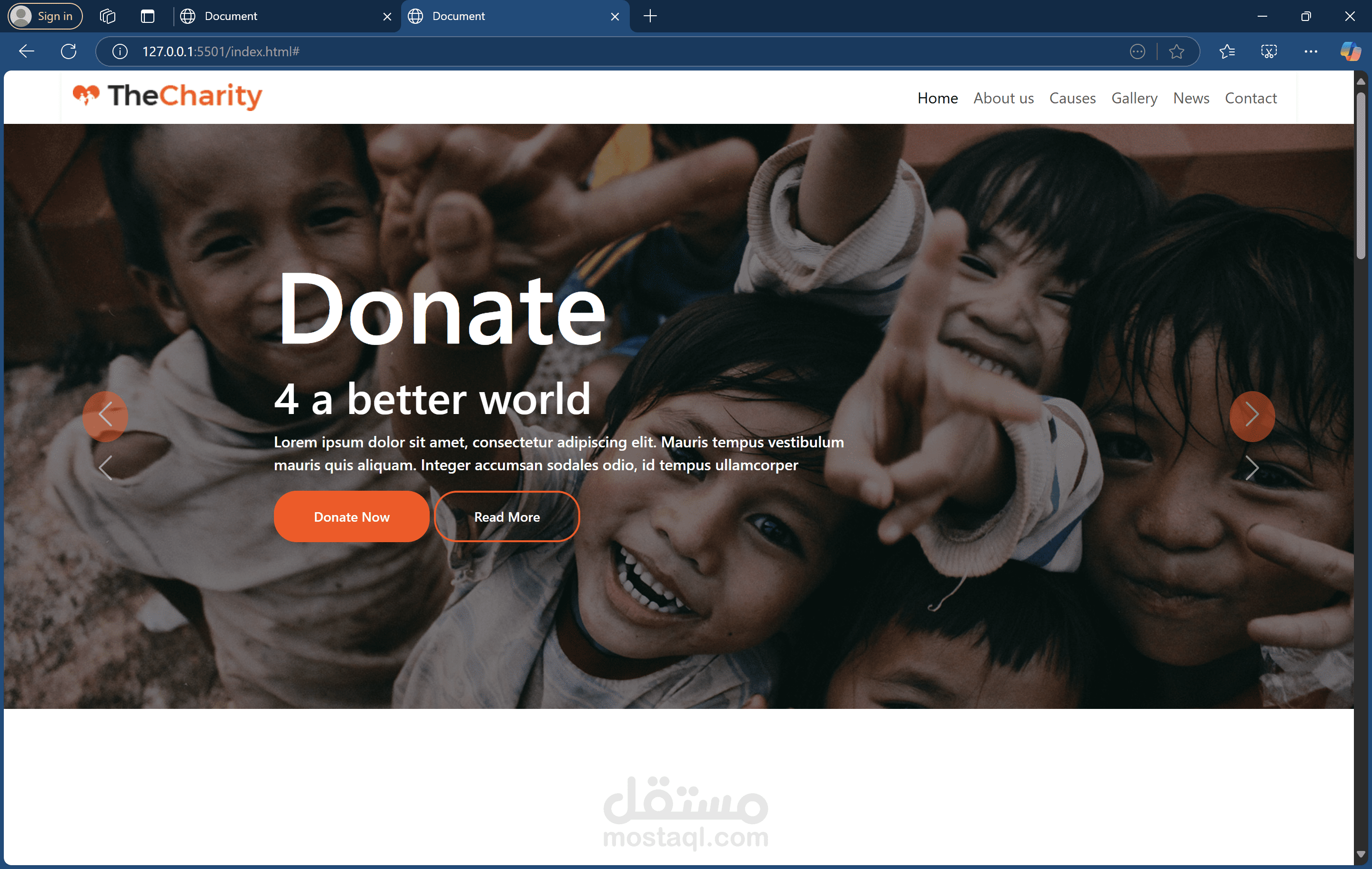 تصميم موقع الاكترونى