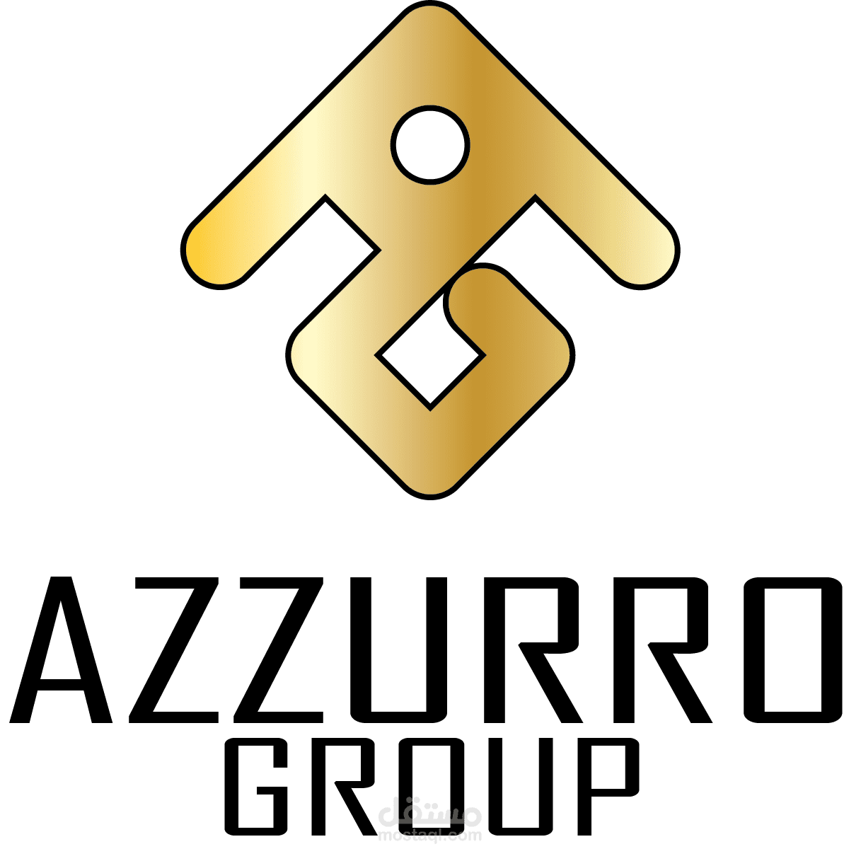 تصميم شعار لشركة A zzurro Group.