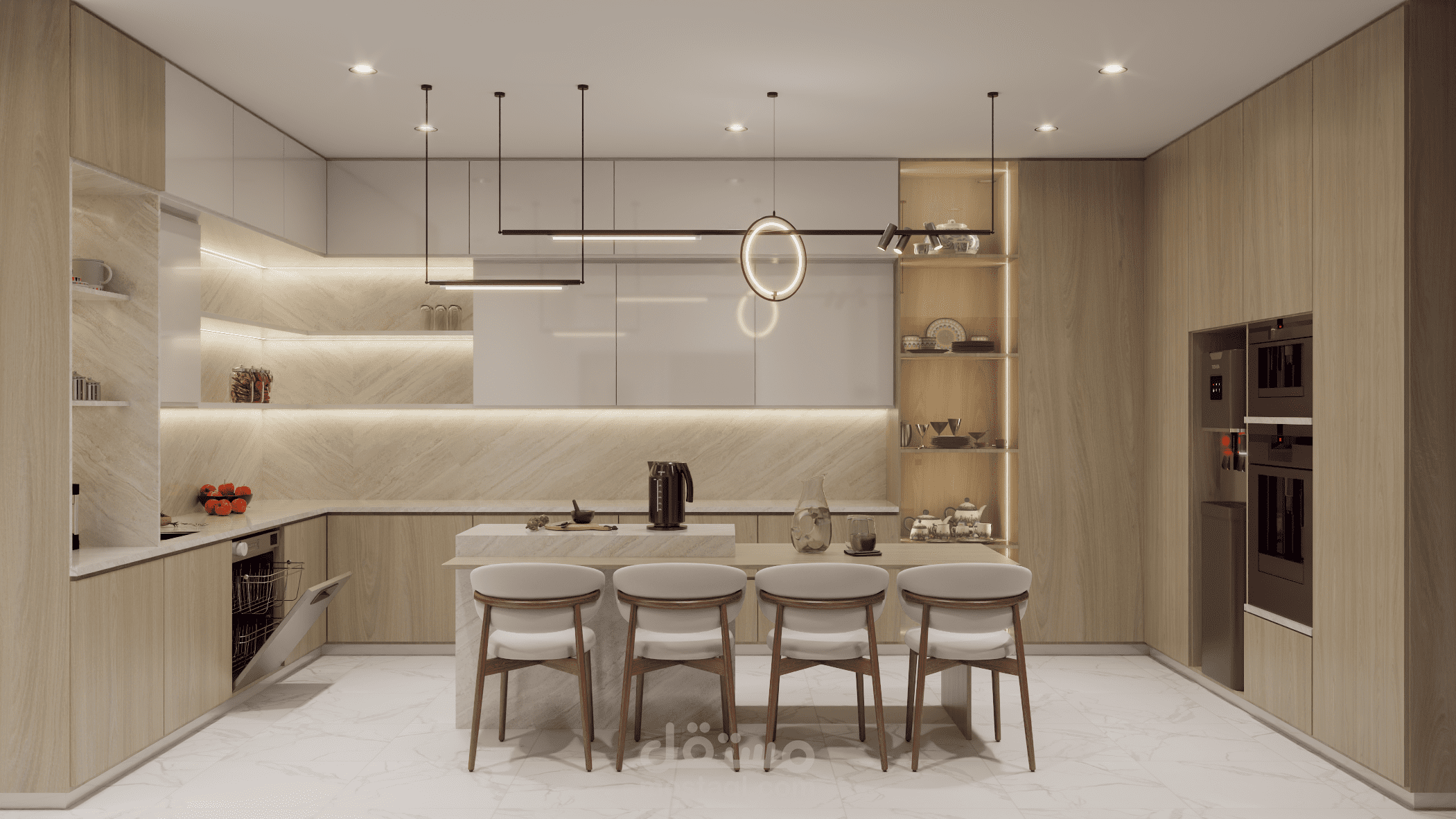 تصميم ديكور داخلي لمطبخ