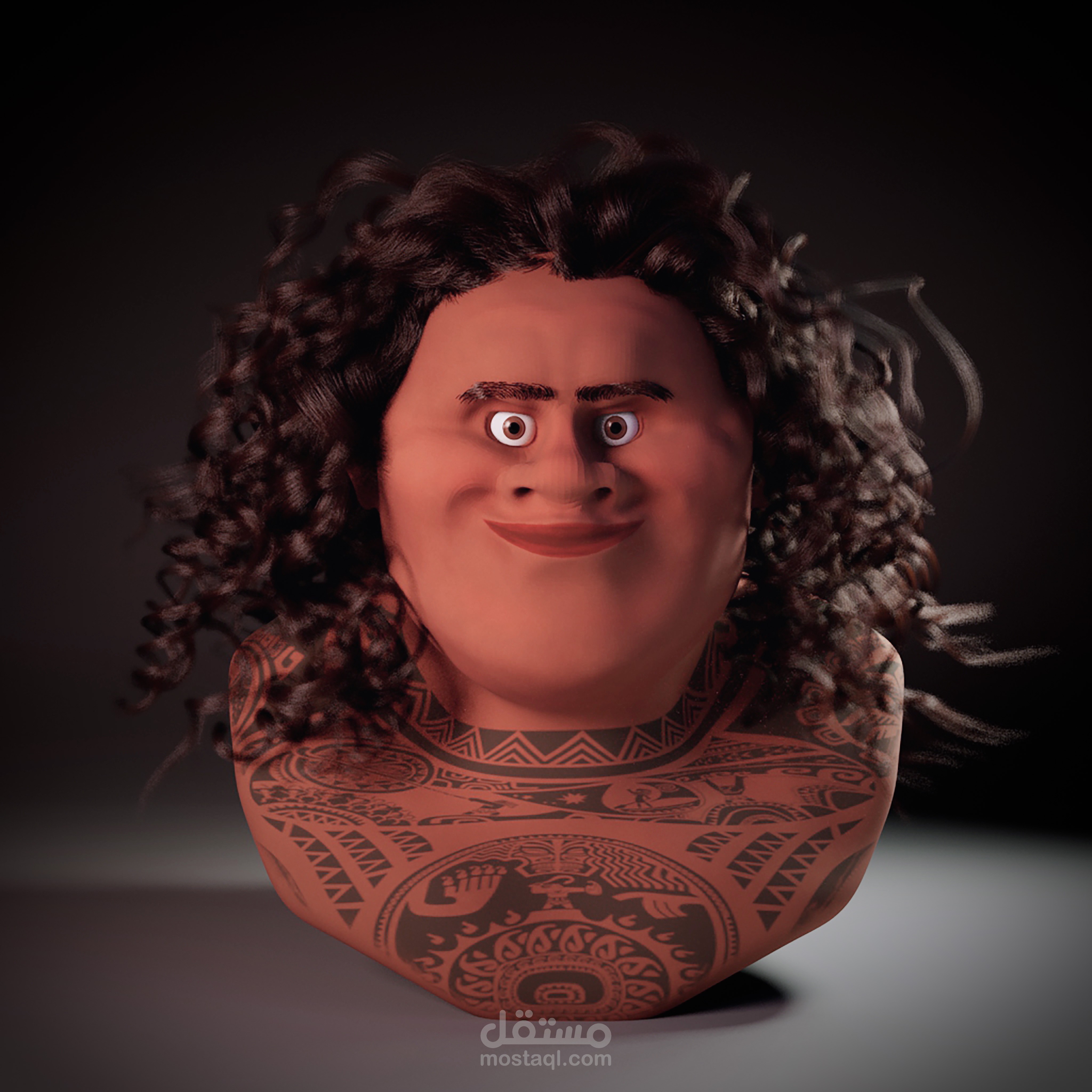 Maui 3d character