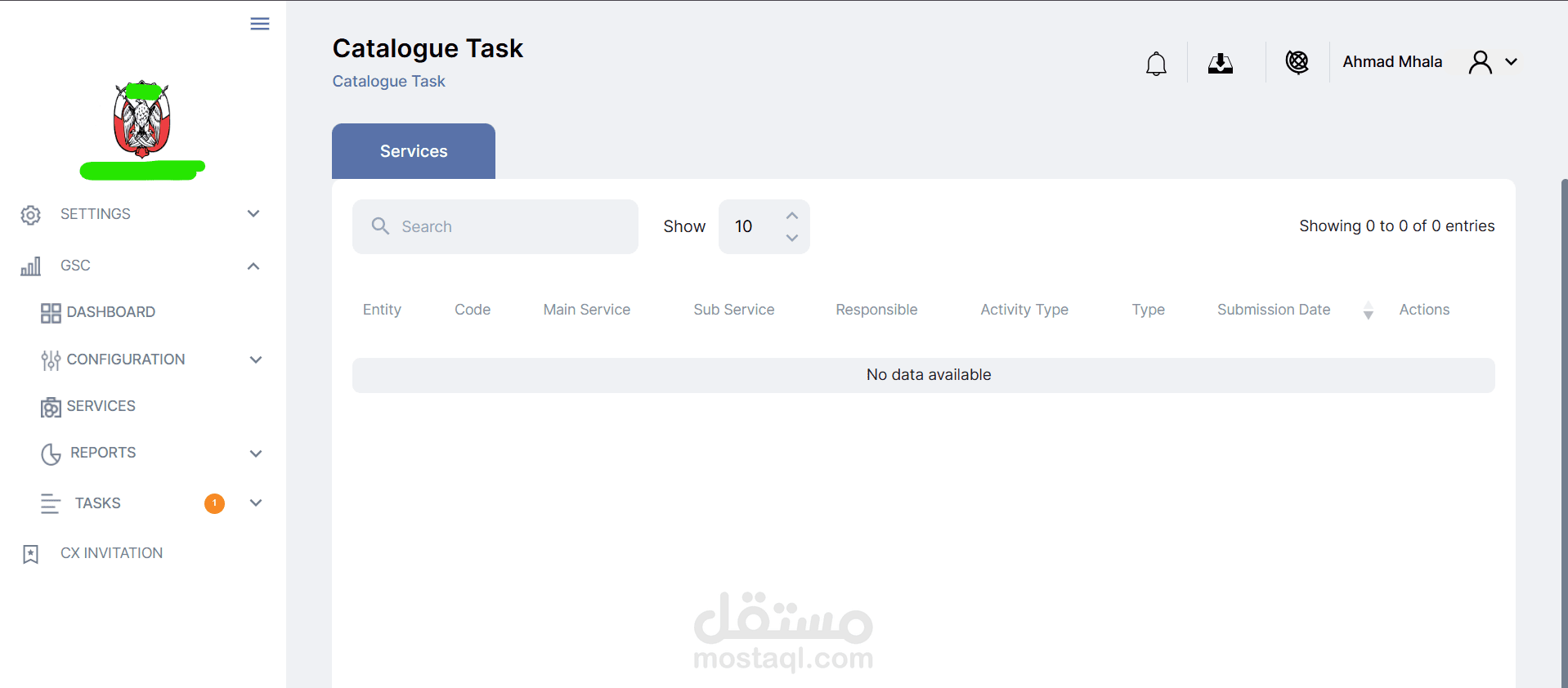 Project Manager for the 'CX Hub' system