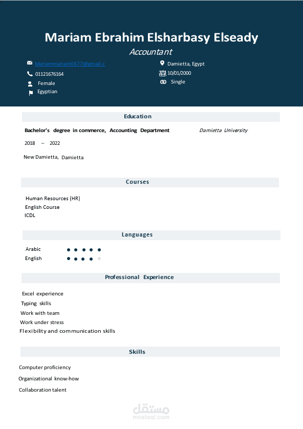 تصميمات سيرة ذاتية ومستندات