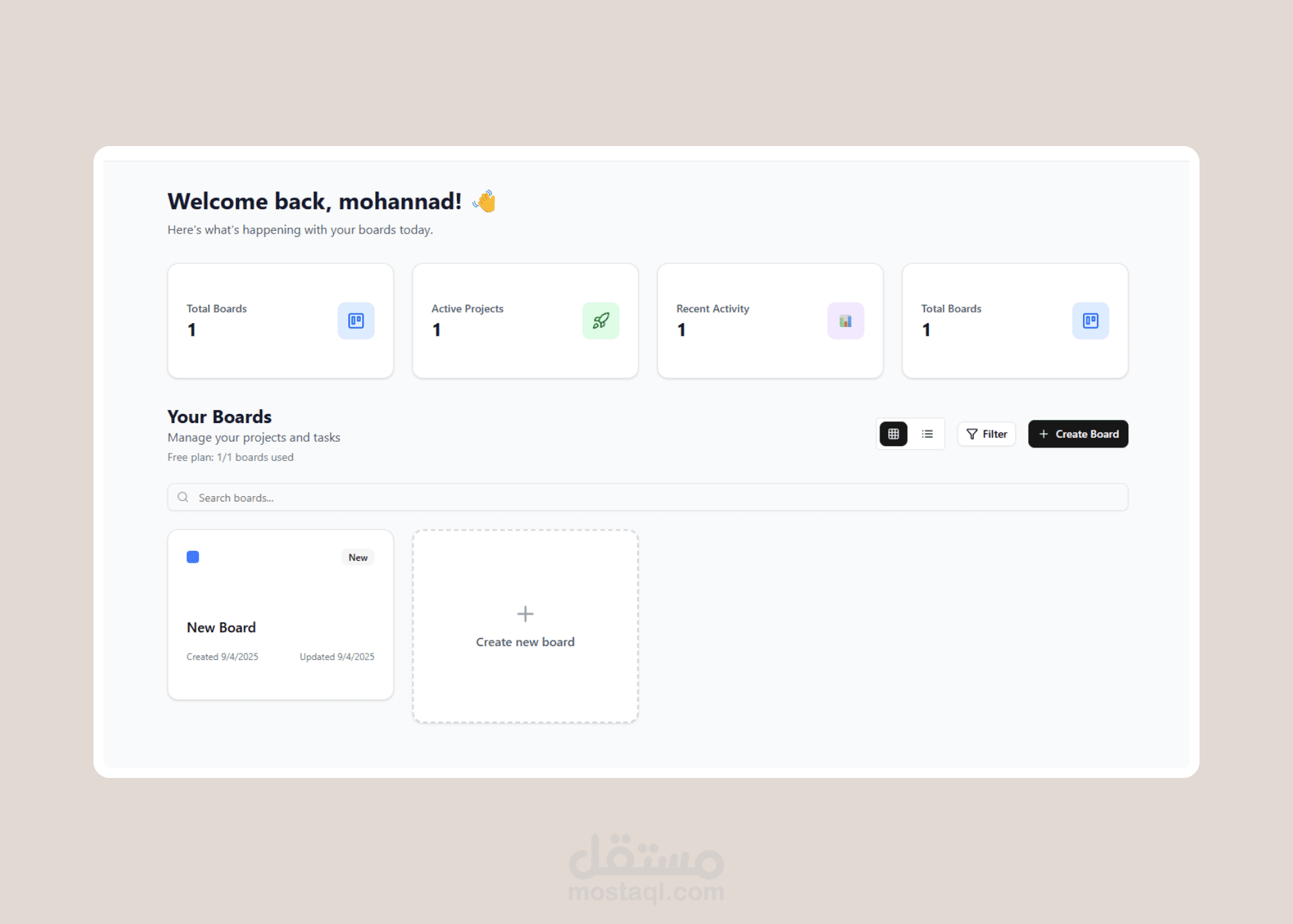 Remake of Trello SaaS Project Management App