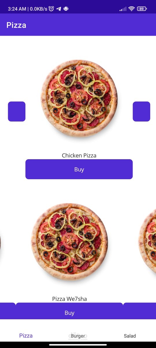 Pizza App using Xamarin