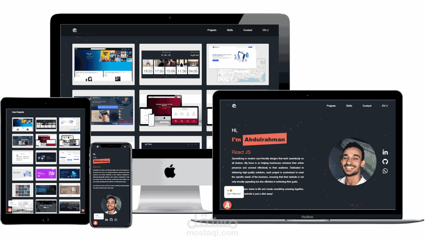 معرض اعمالي ( Portfolio )