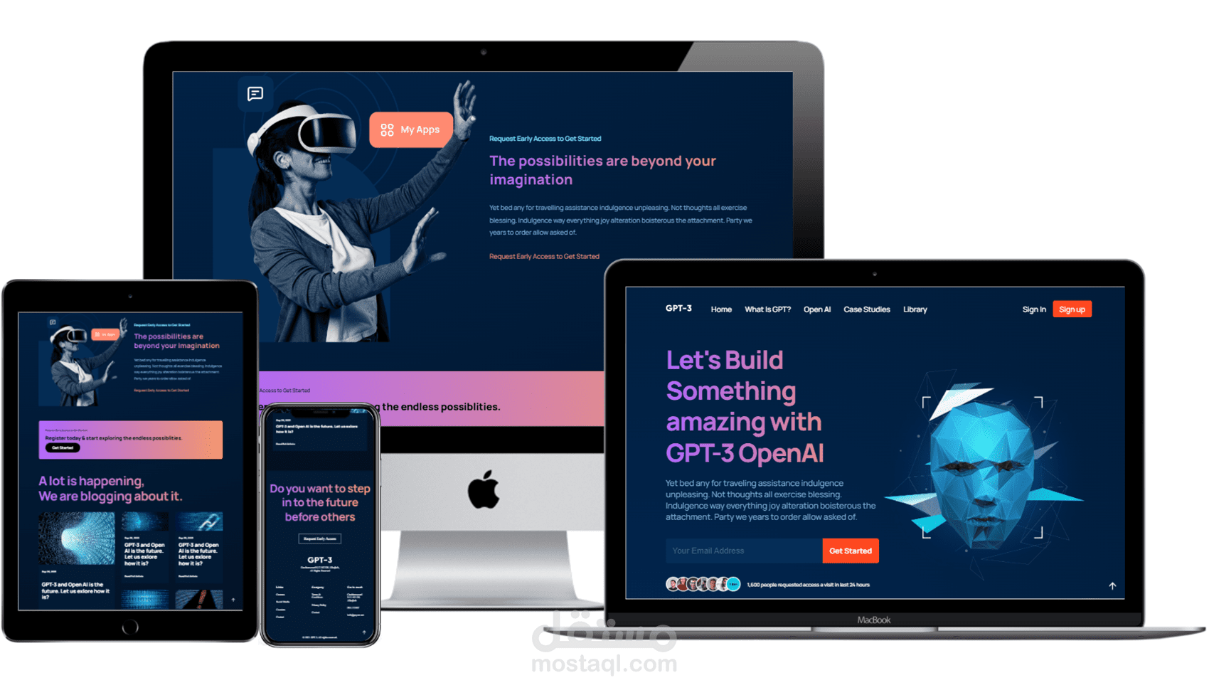 إنشاء موقع بأستخدام React.js