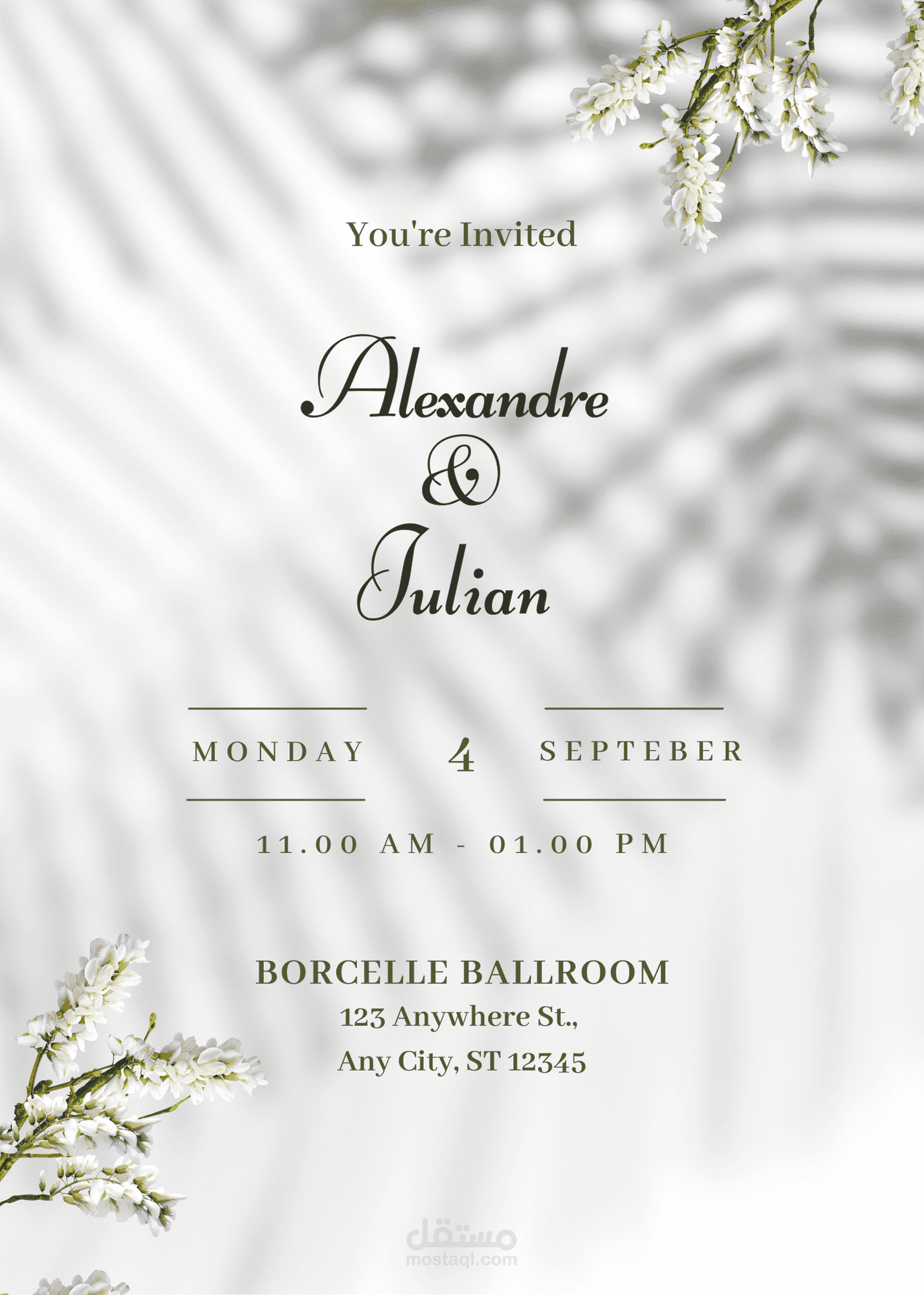 Invitation card design