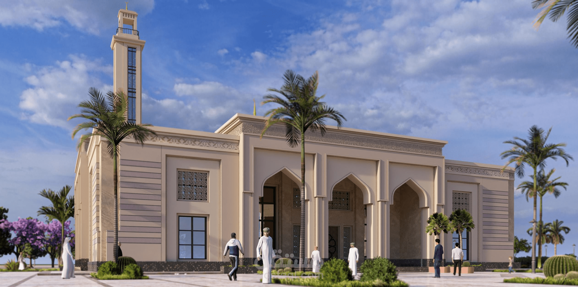 تصميم مسجد