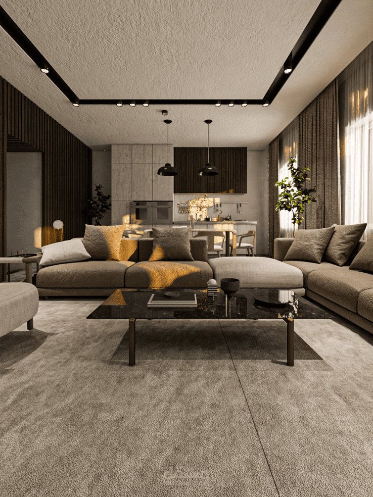 تصميم غرفة معيشة