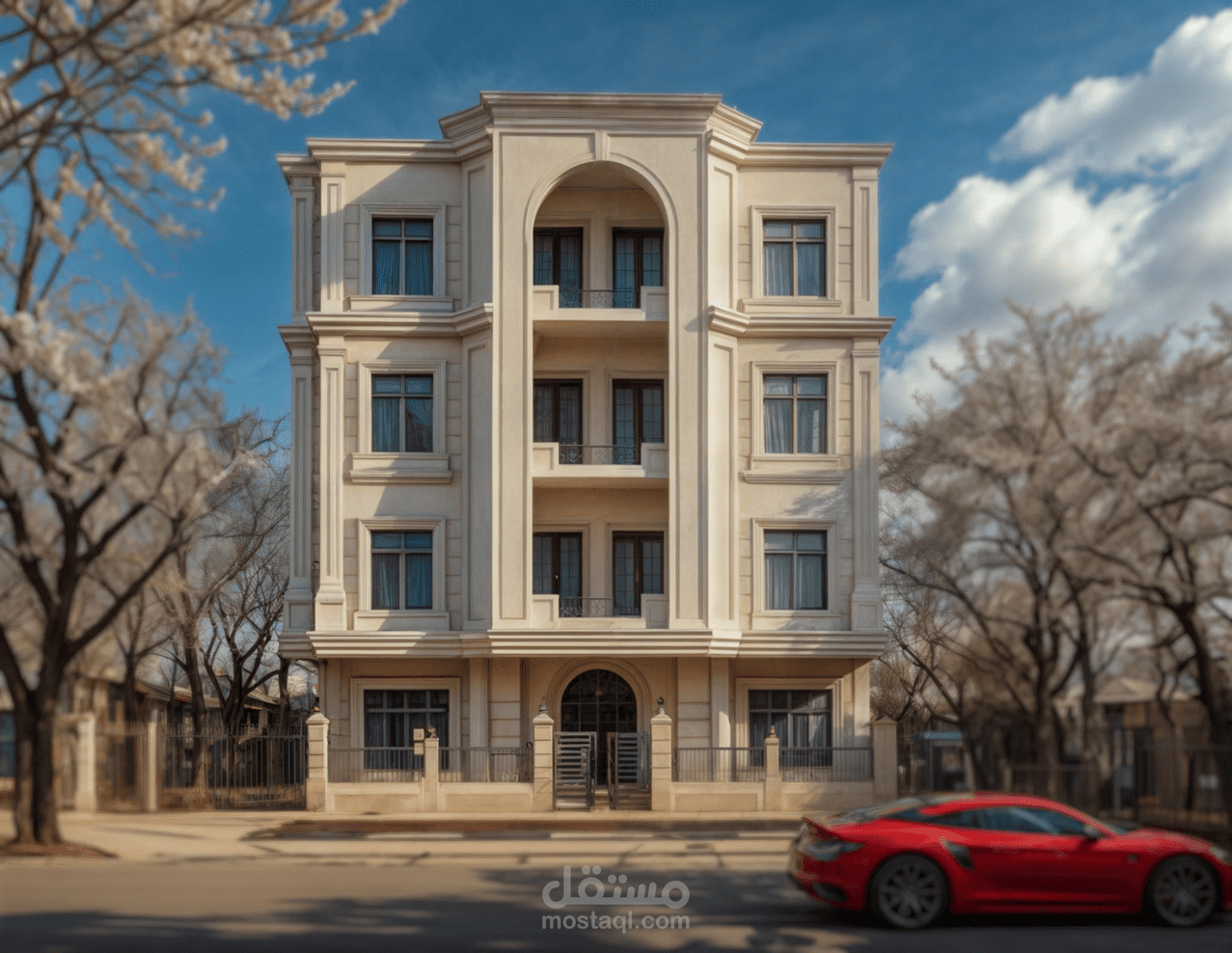 تصميم فيلا سكنية