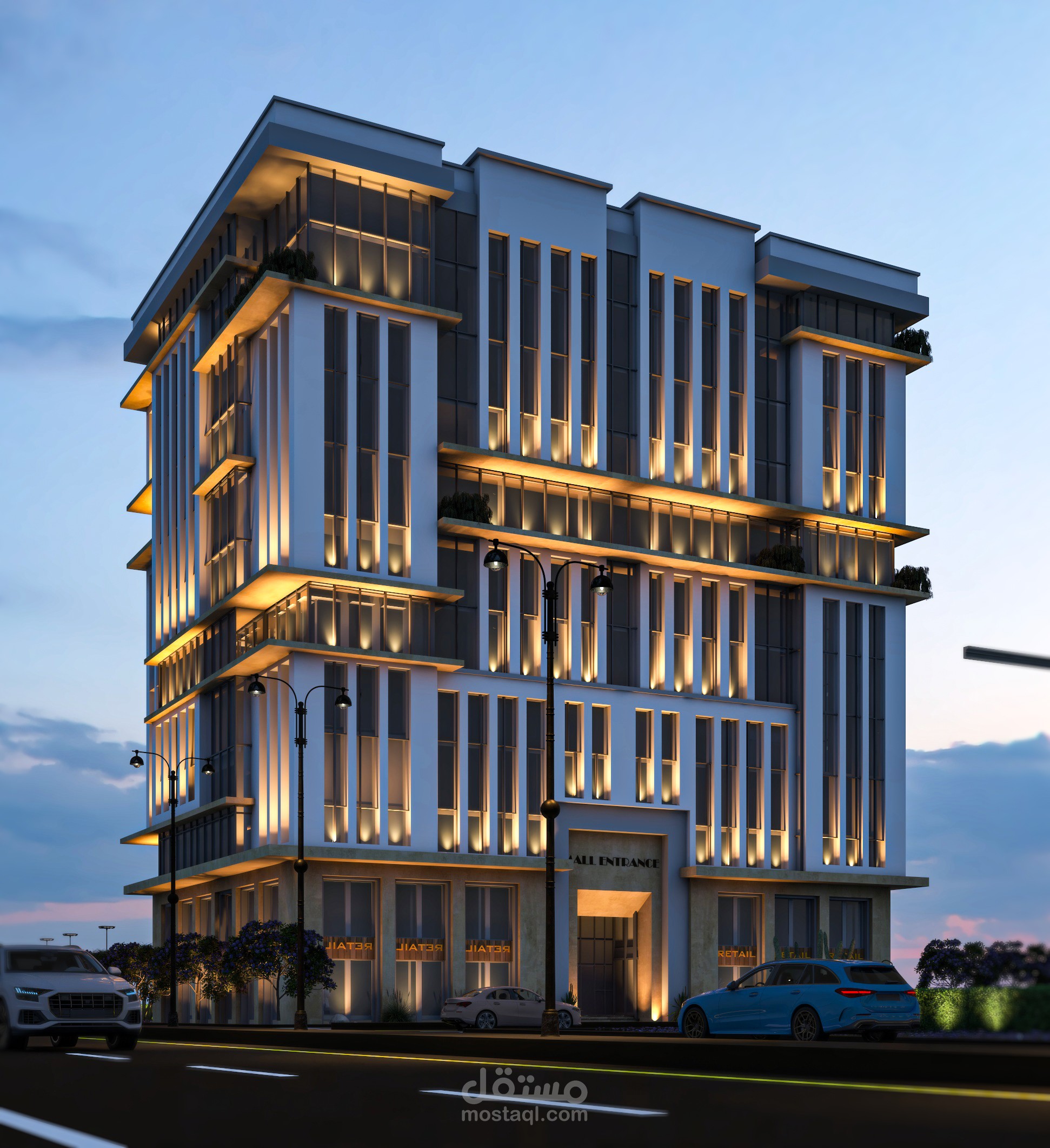تصميم عمارة سكنية