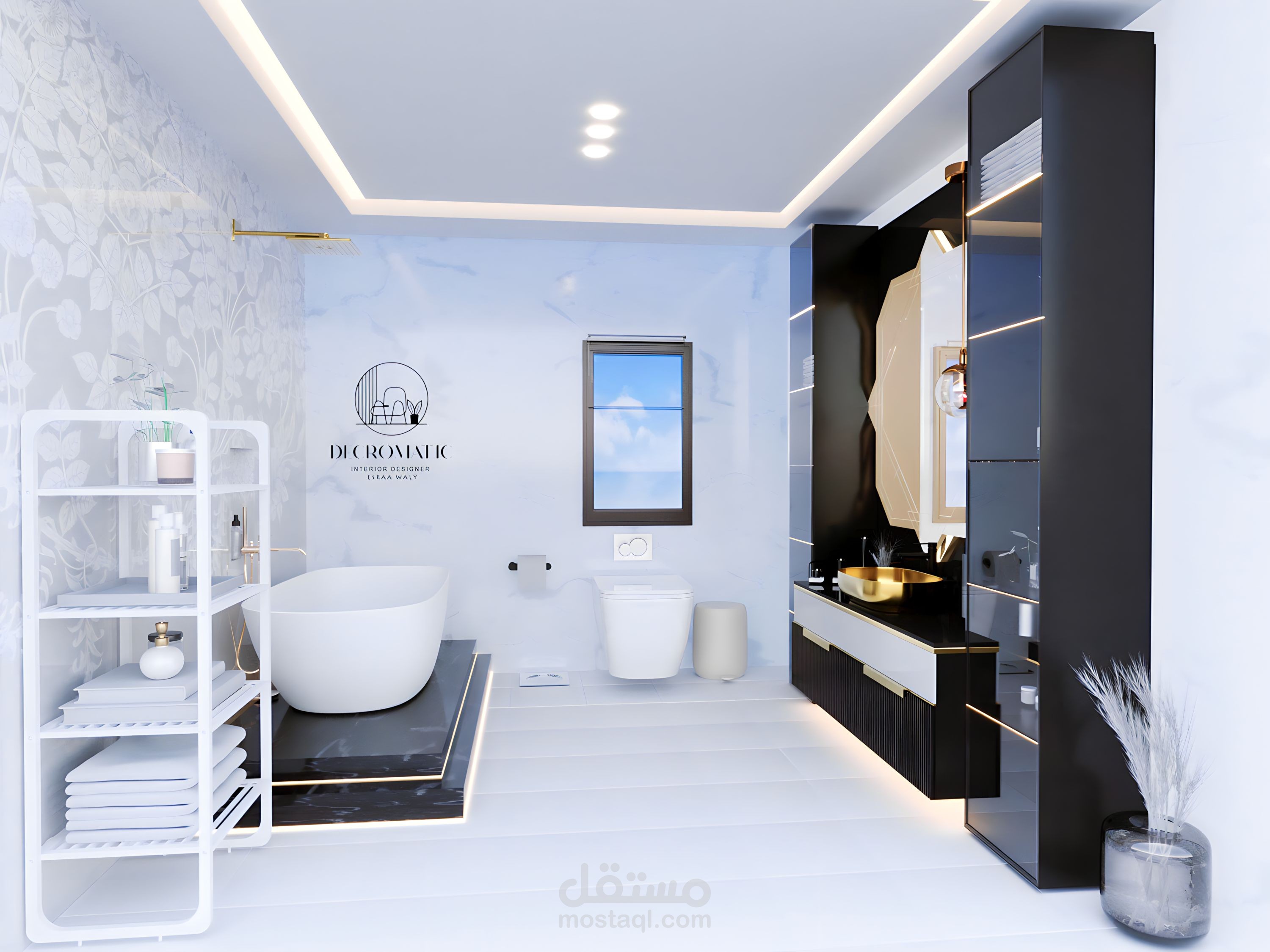 تصميم داخلي حمام