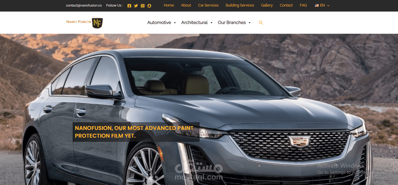 NanoFusion Website (WordPress)