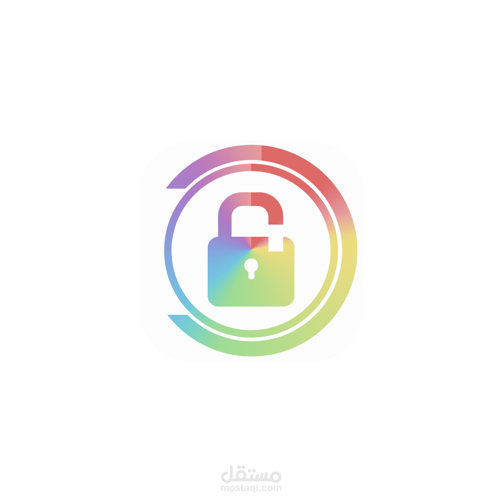 ايقونة وخلفية وصور عرض لتطبيق ابل