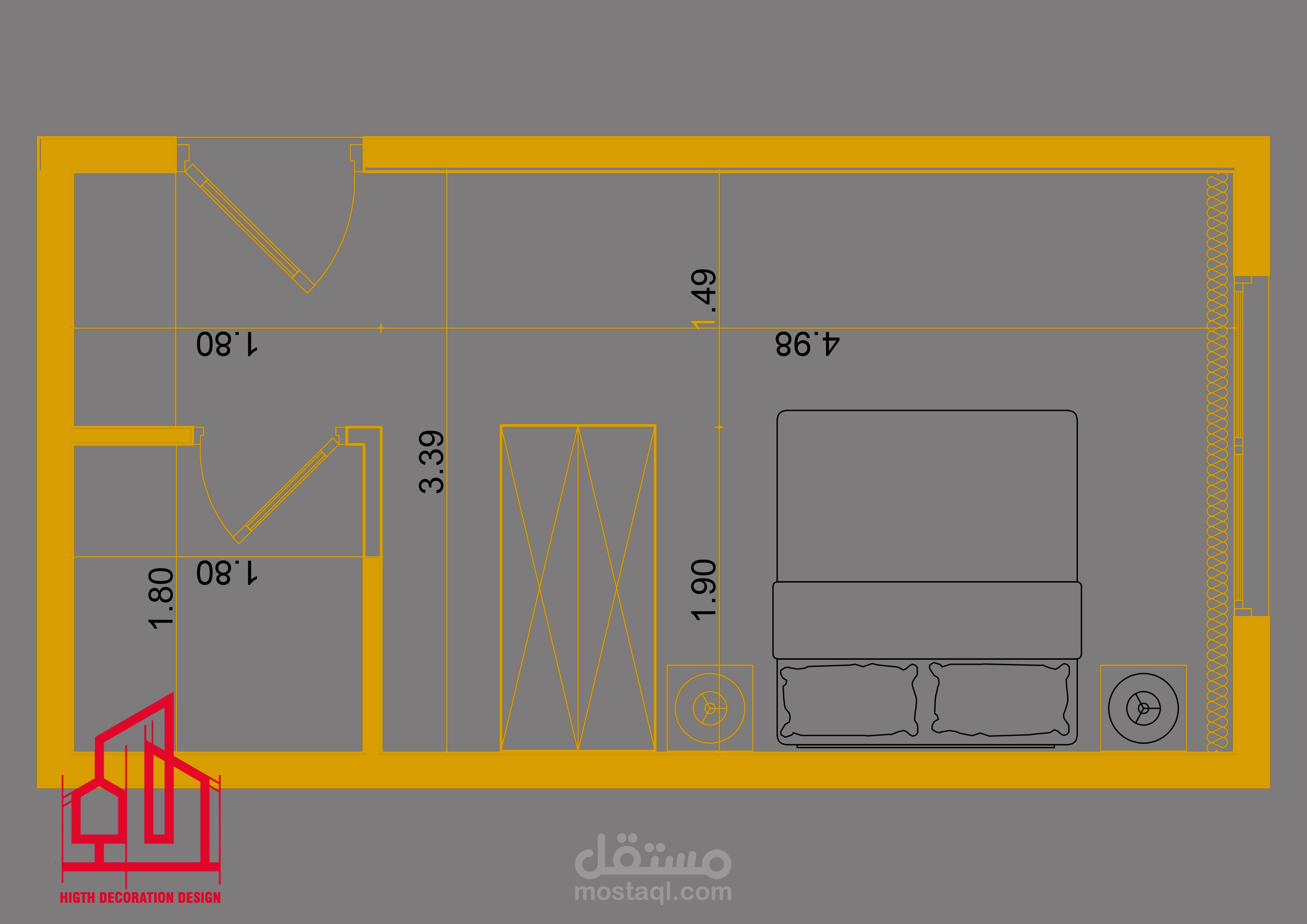 تصميم استوديو مودرن