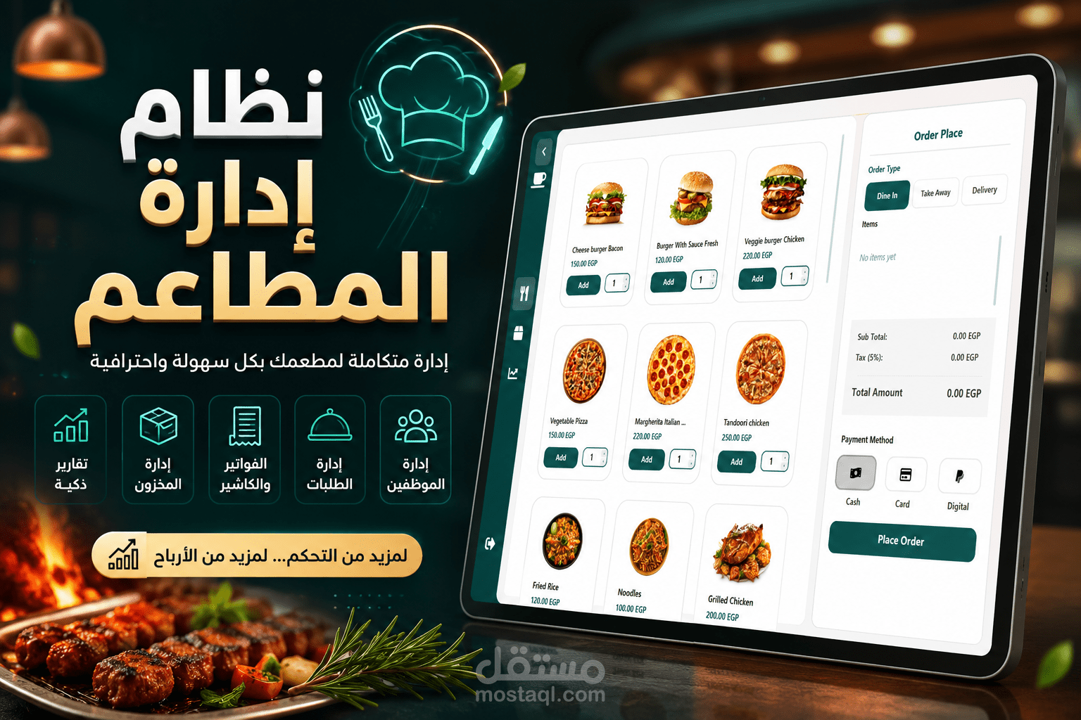 نظام إدارة المطاعم