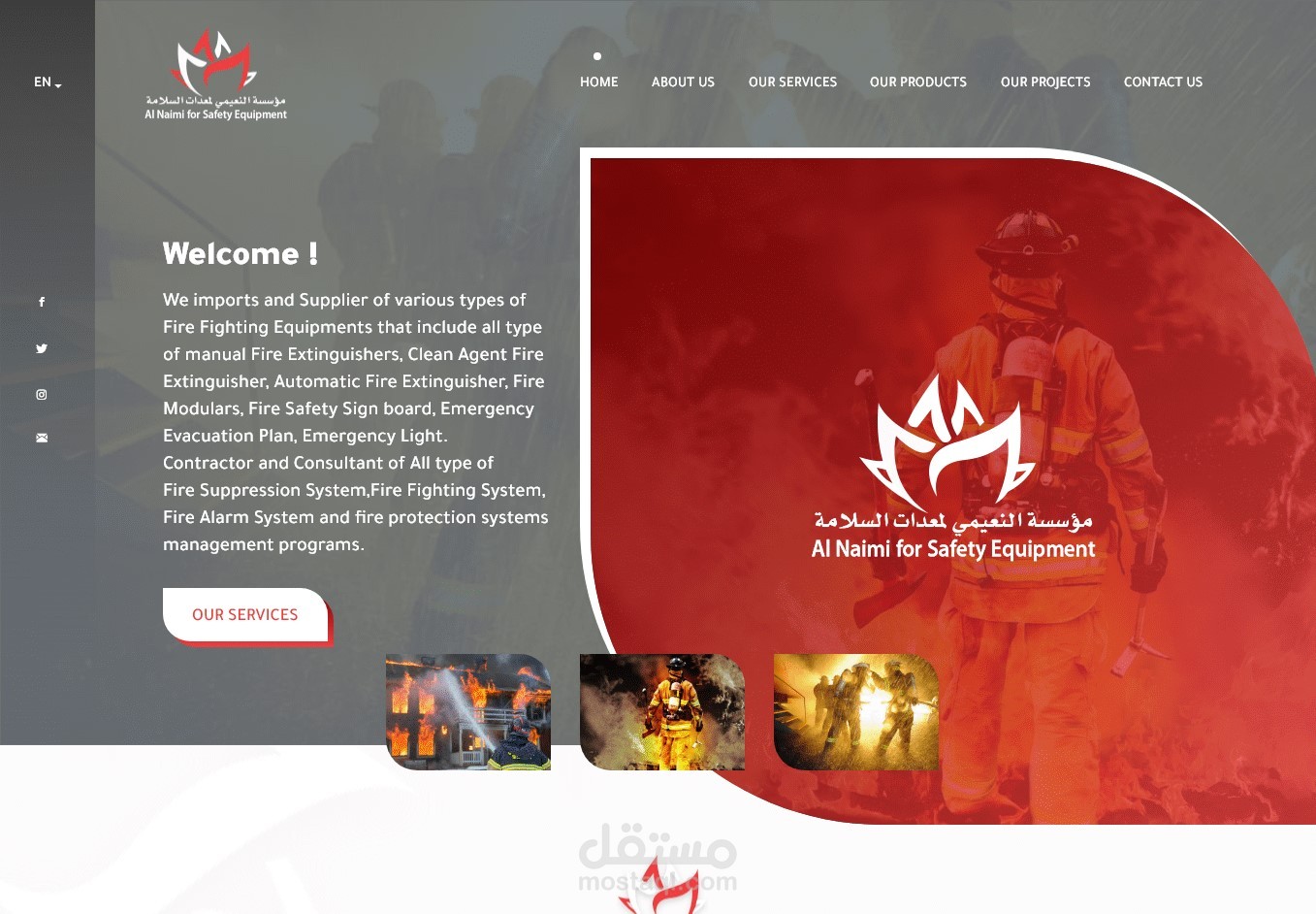 Al Nuaimi Foundation for firefighting equipments