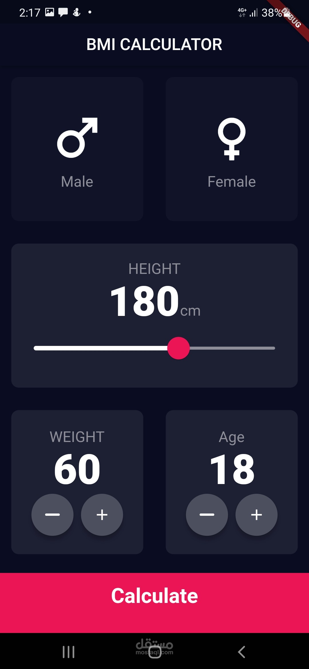 Bmi calculator