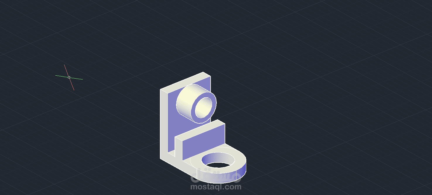 تصميم ونمذجة قطعة ميكانيكية ثلاثية الأبعاد (3D Modeling) بدقة عالية.