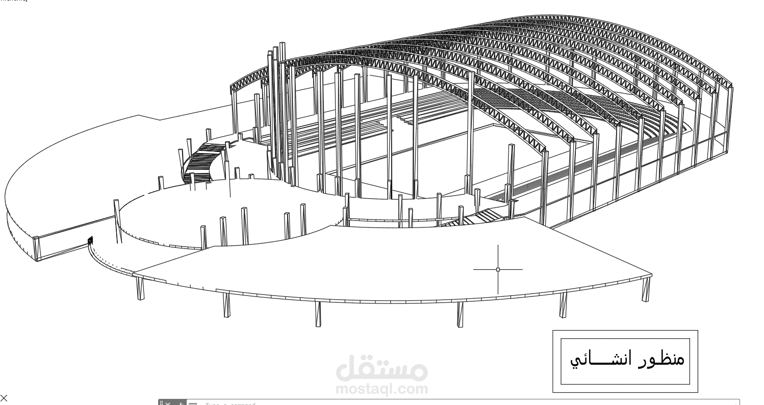 Architectural and implementation drawings for an Olympic swimming pool