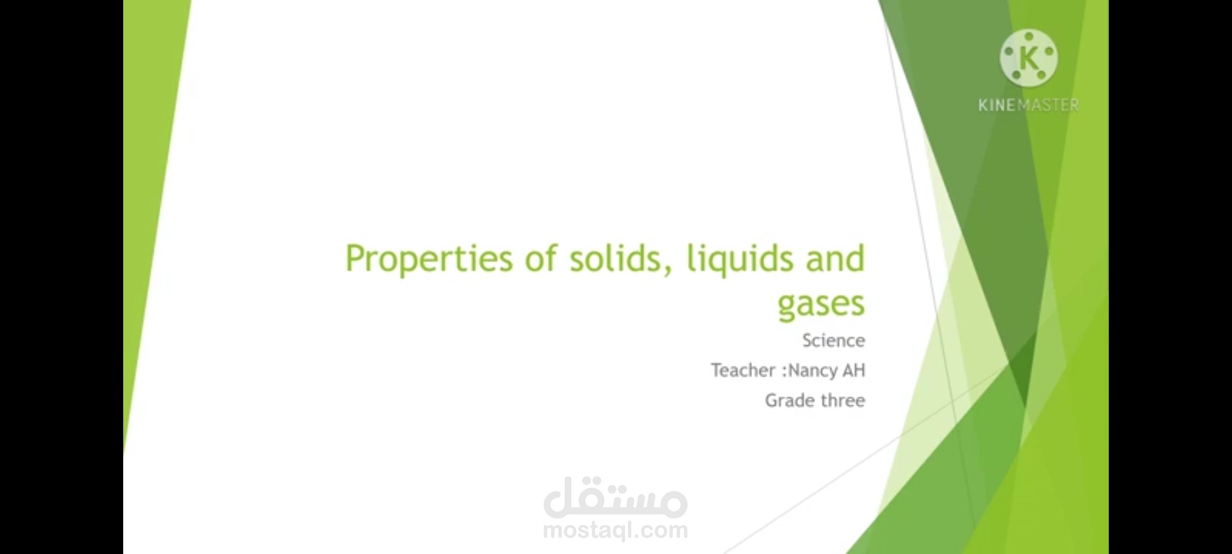 Properties  of solid,liquid and gas