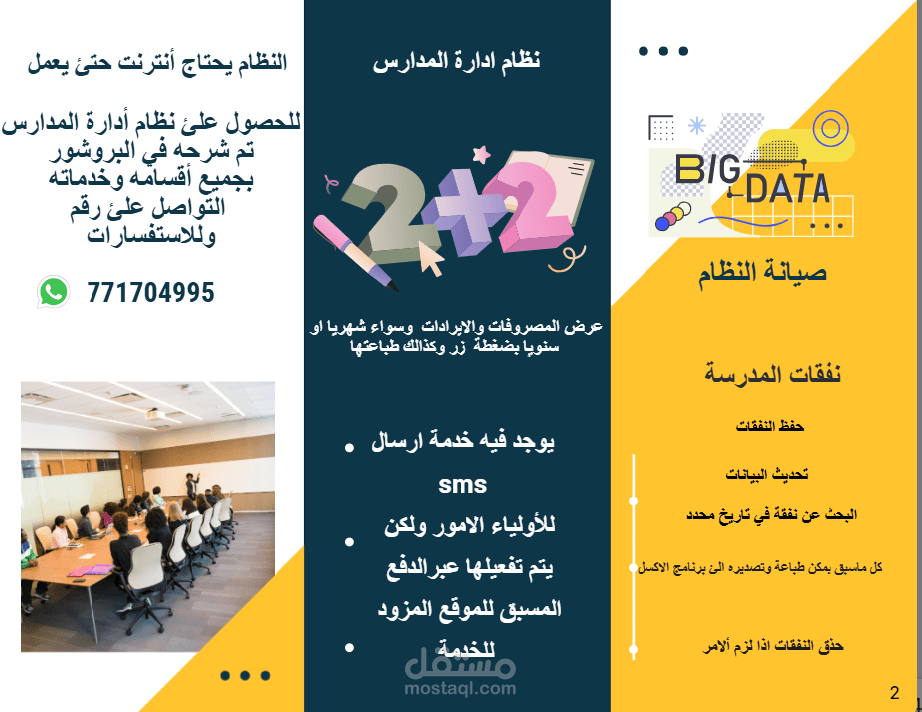 منشور 2 توضيحي لنظام  ادارة المدارس