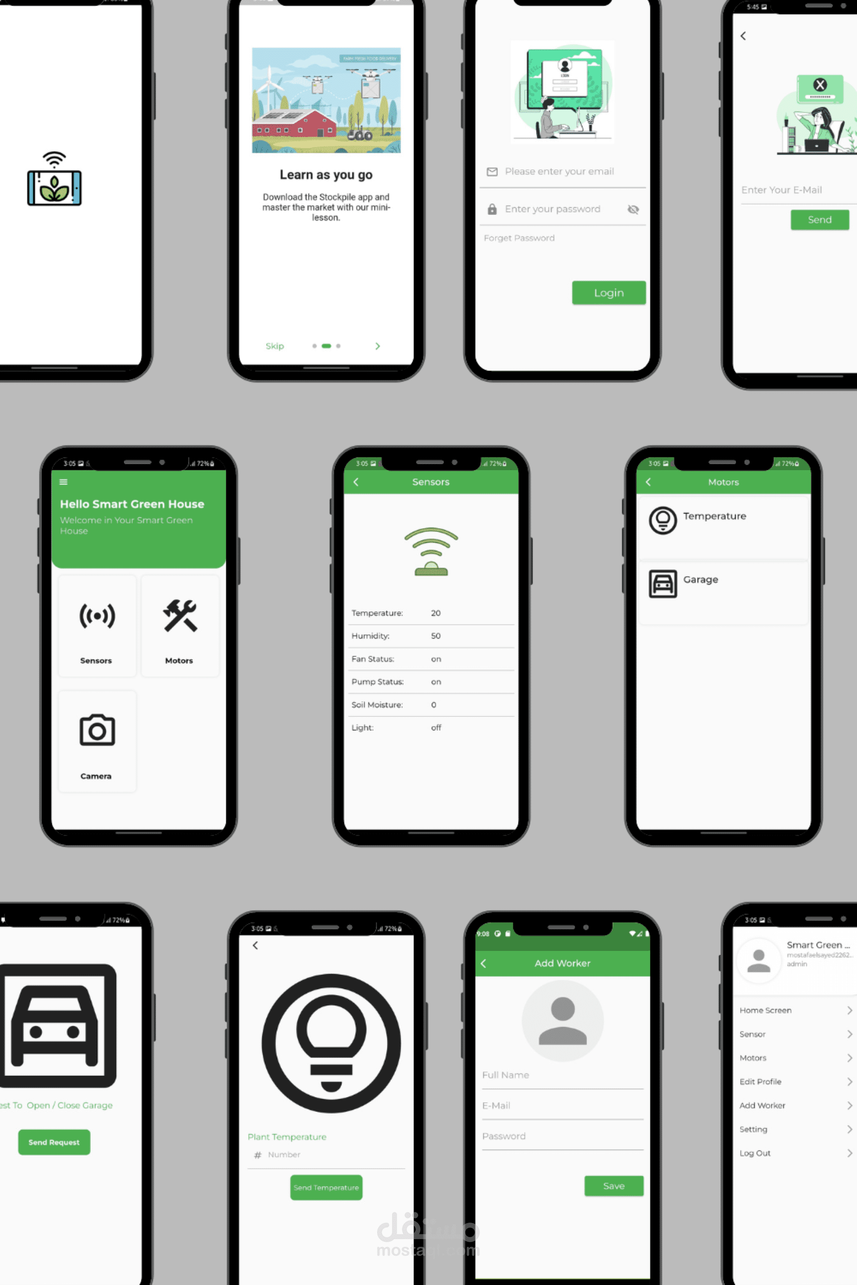 Smart Green House App