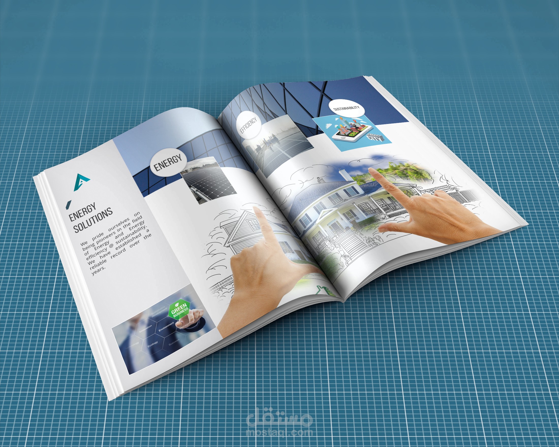تصميم بروفايل شركة مقاولات