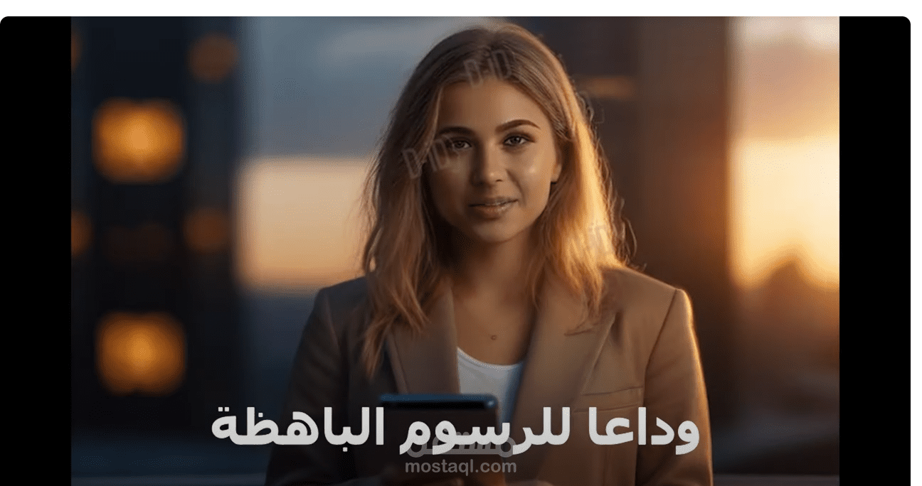 قمت بعمل فديو دعايي عن طريق ادوات الذكاء الاصطناعي