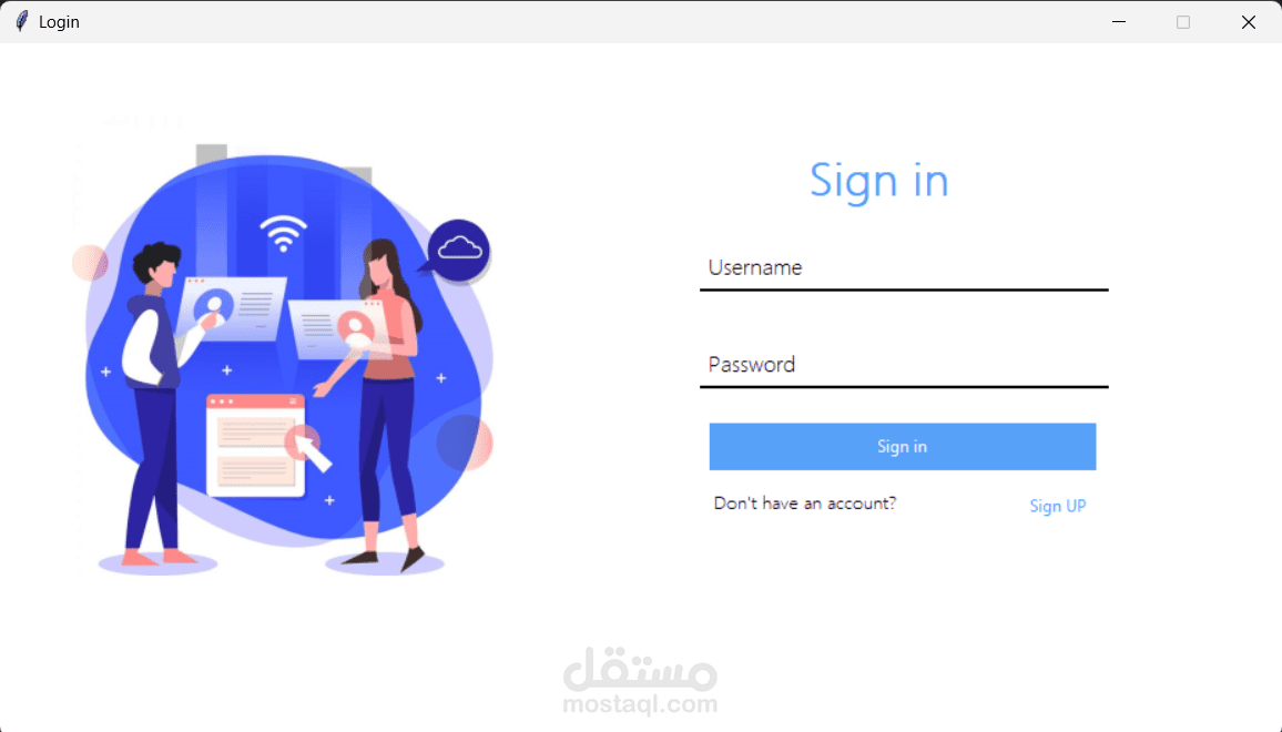 Tkinter Authentication System