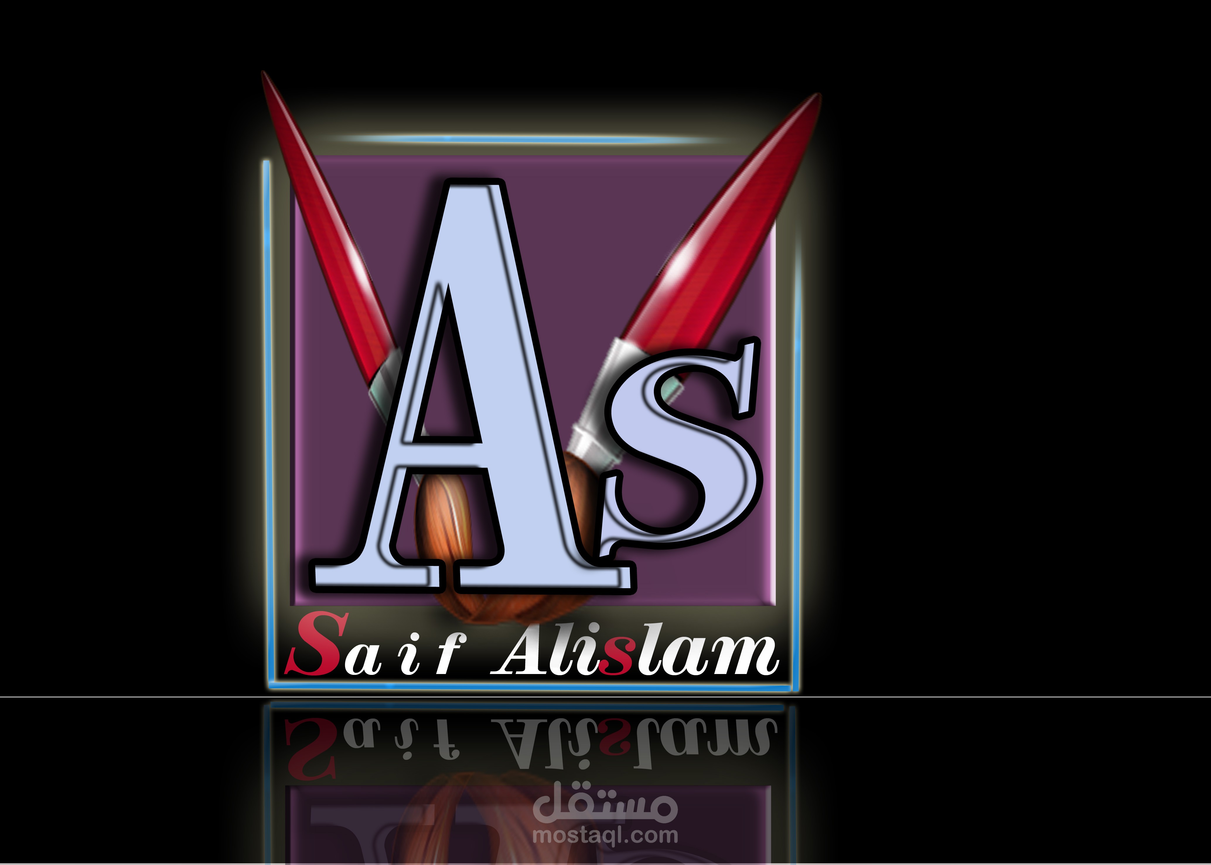 لوجو للمكتب تصاميم إعلانية