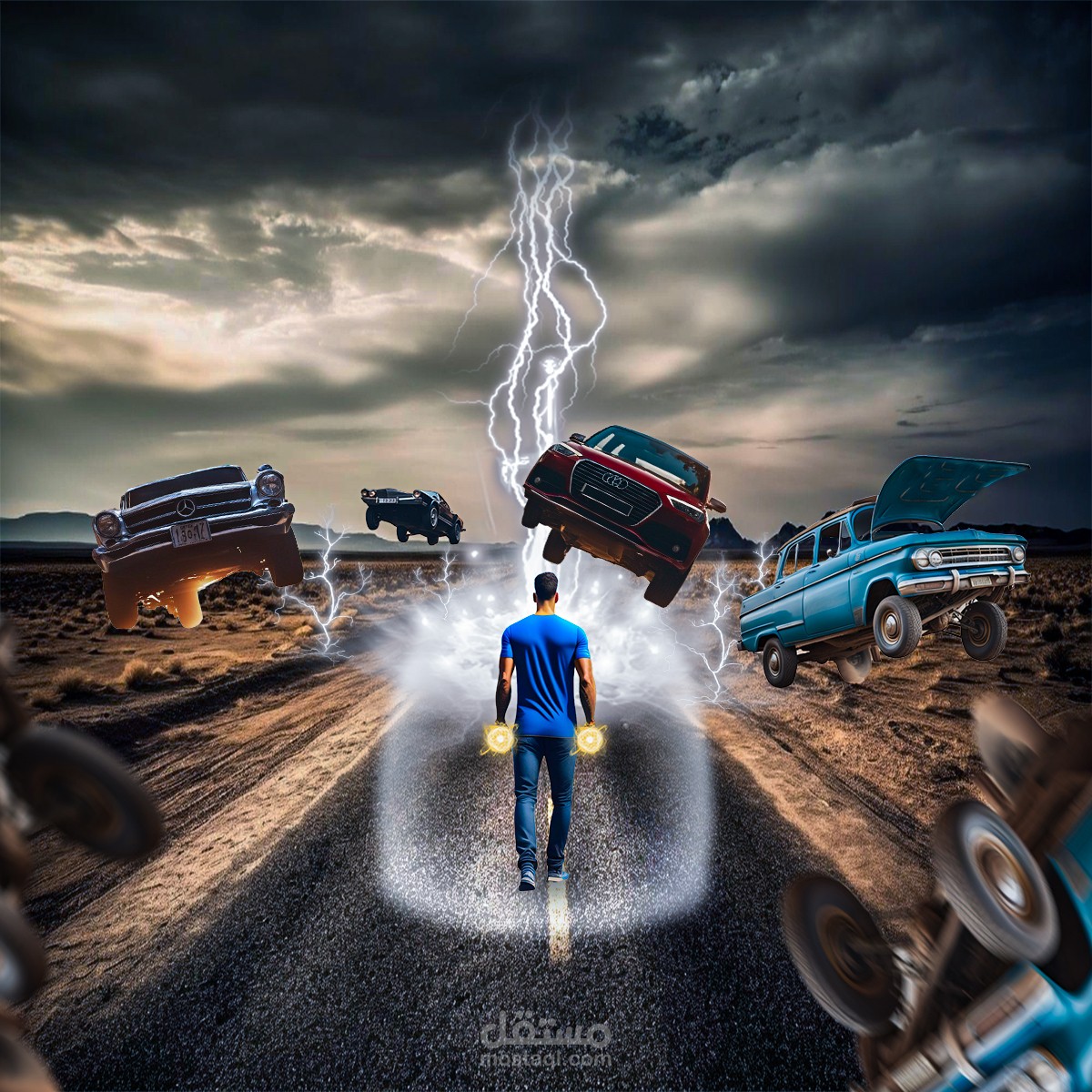 دمج الصور بطريقه احترافيه