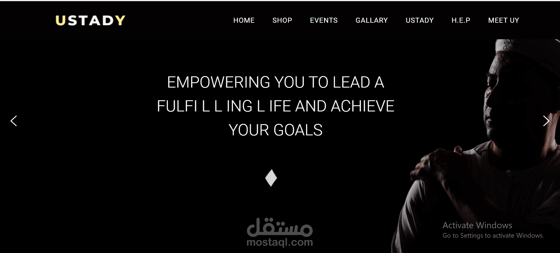 موقع تعريفى و عرض خدمات