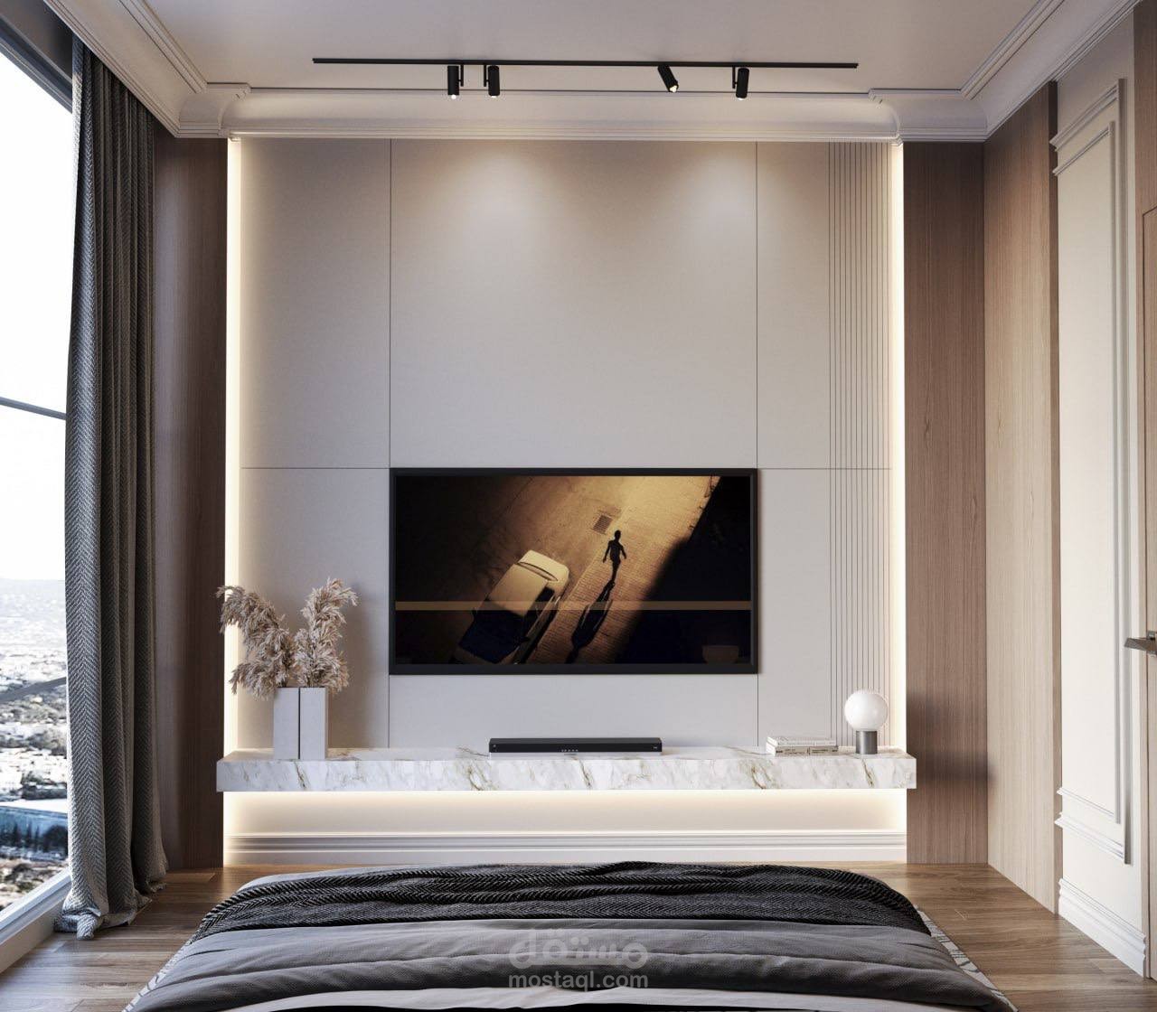 تصميم غرف نوم ماستر واطفال بشكل احترافي