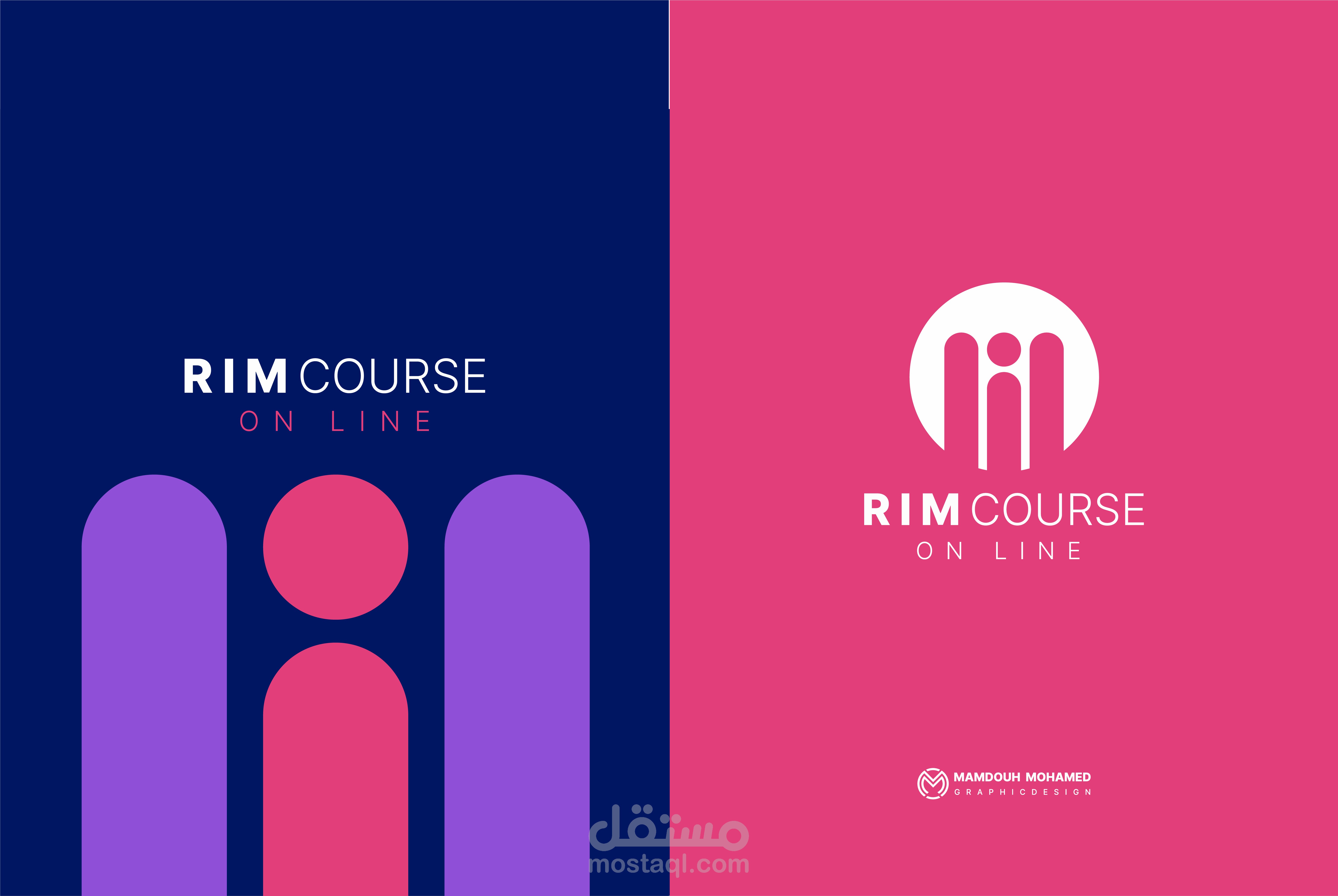 هوية لوجو ( Reem coures )