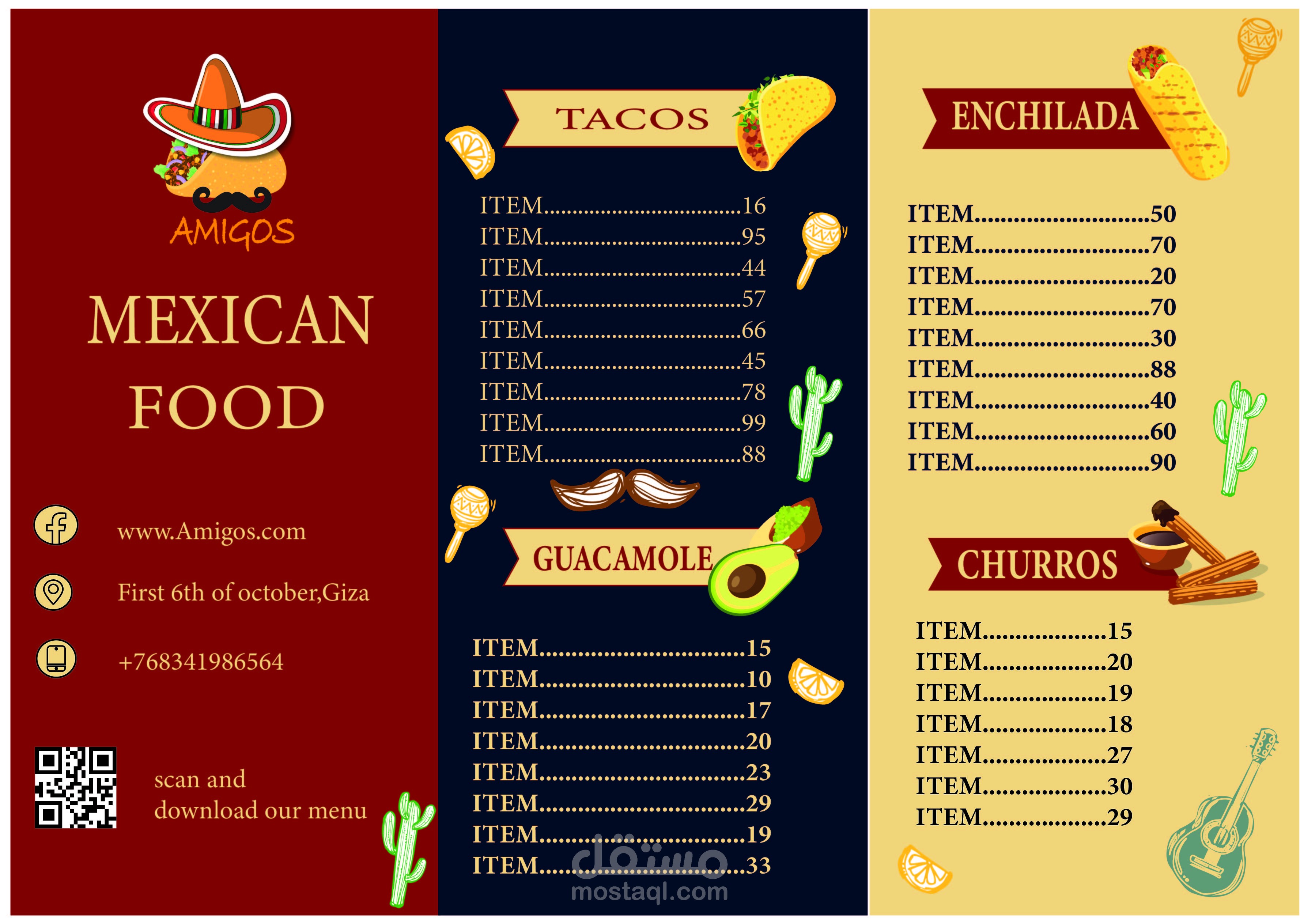 Menu Design