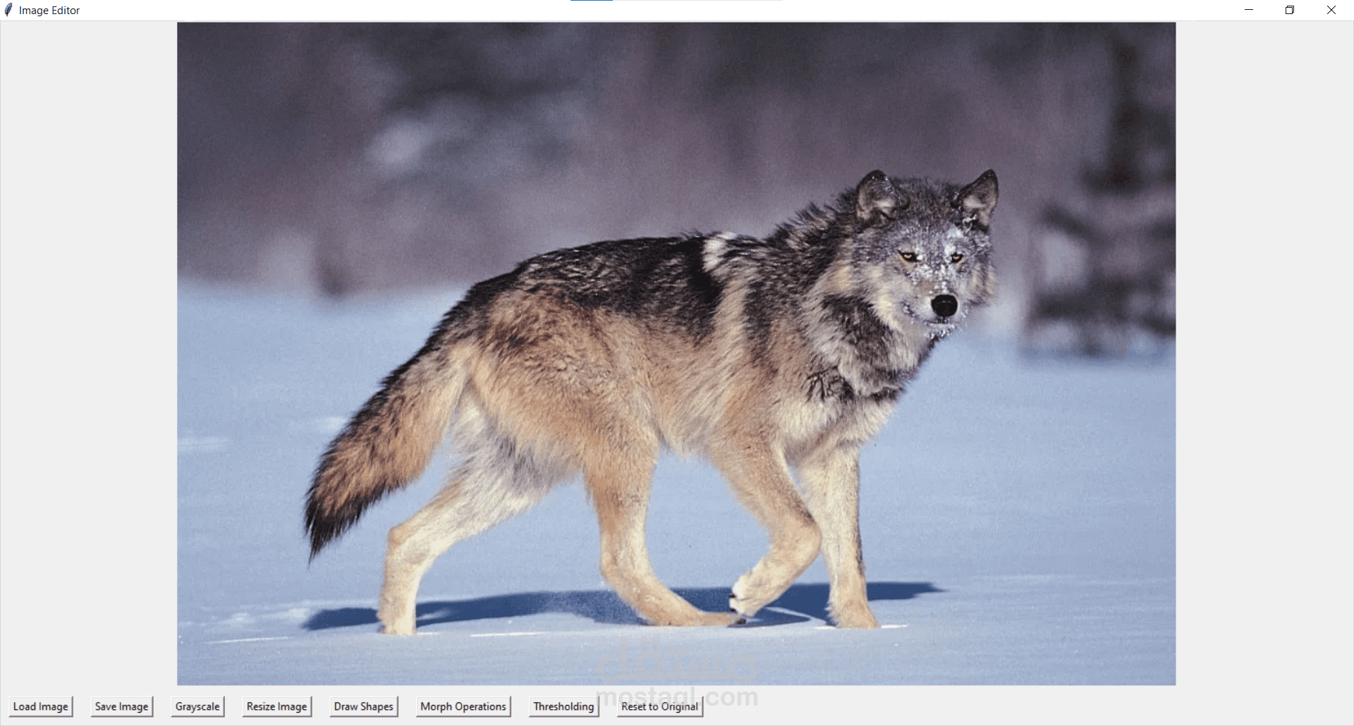 تطوير تطبيق تحرير صور بواجهة رسومية باستخدام Python