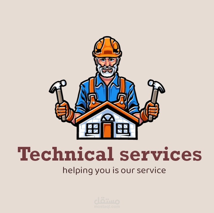 Logo design for a technical services and repair shop