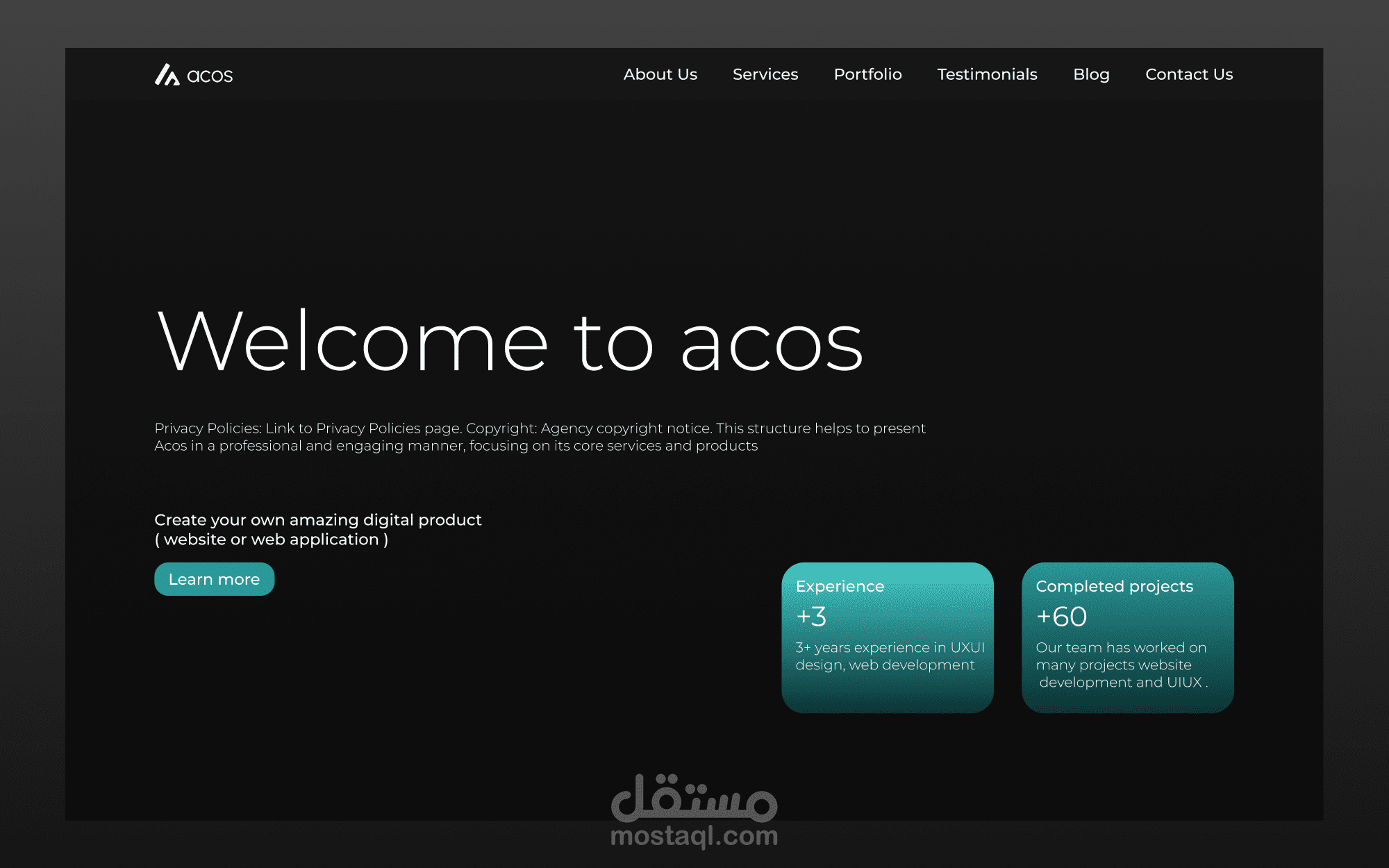 Modern Portfoloi design