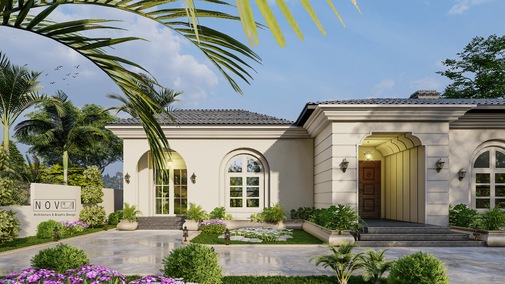 تصميم خارجي على الطراز الكلاسيكي