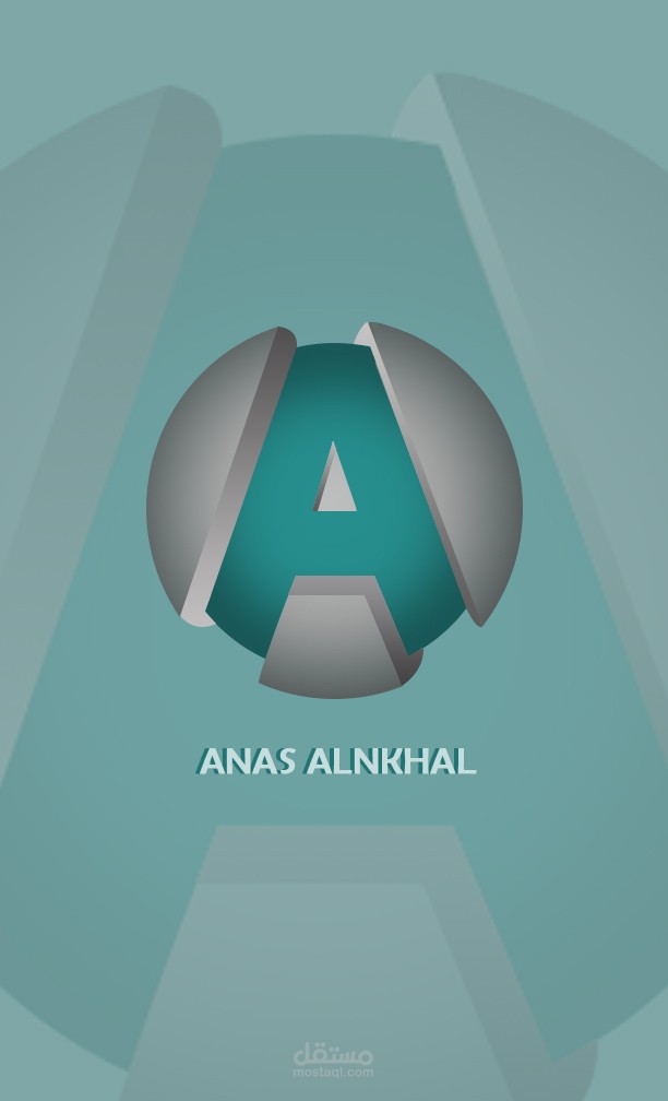 تصميم لوغو حرف a