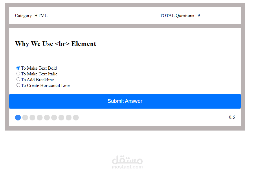 quiz app